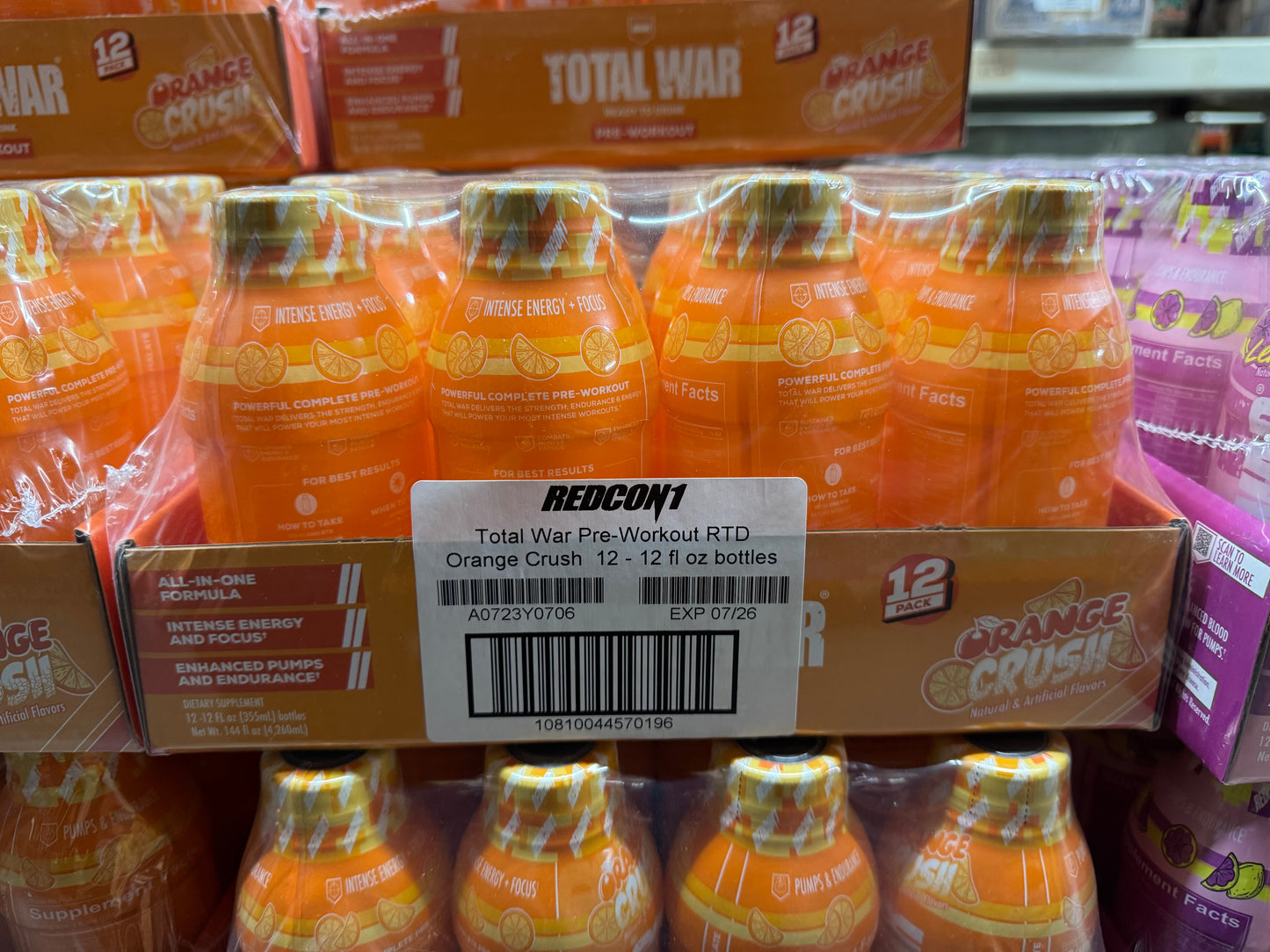 Total war 12 pack orange crush pre-workout
